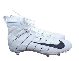 Nike Vapor Untouchable 3 Elite Flyknit BV6699 100 Mens White Size 16 Cleats - $118.79