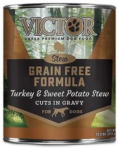 Victor Super Premium Dog Food Grain Free Wet Dog Food Turkey &amp; Sweet Potato 13.2 - £58.38 GBP