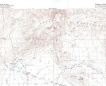 Wabuska Quadrangle Nevada 1957 Topo Map Vintage USGS 15 Minute Topographic - $16.89