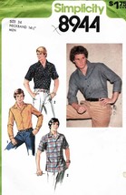 Men&#39;s SHIRT SET Vintage 1979 Simplicity Pattern 8944 Size 36 - £15.98 GBP