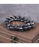 Punk Bracelet Ouroboros Viking vintage  Men stainless steel gift Dragon ... - £37.68 GBP