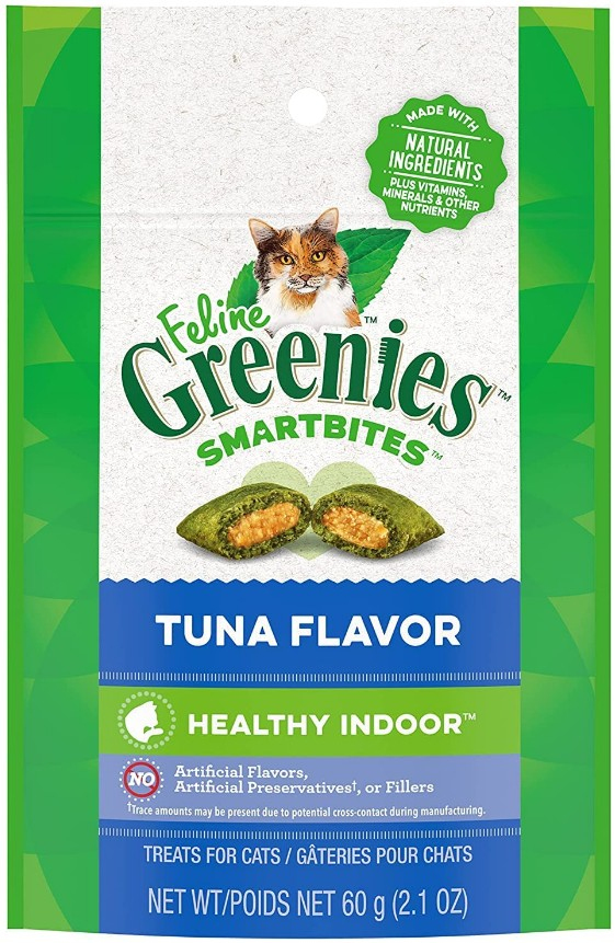 Greenies SmartBites Healthy Indoor Tuna Flavor Cat Treats 2.1 oz Greenies SmartB - $15.85