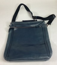 Marni Navy Blue Leather Tote Shoulder Messenger Bag W/ Shoulder Strap/2 ... - $123.75