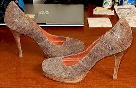 Cole Haan Size 7B Shoes Women&#39;s 4&quot; High Heels Pumps Bronze. - $21.94