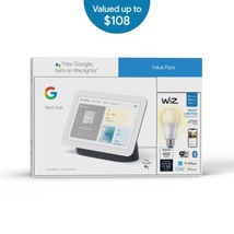 NEW Google Nest Hub Gen 2 Smart Home Display Wiz Smart Wi-Fi Connected LED Bulb - £59.94 GBP