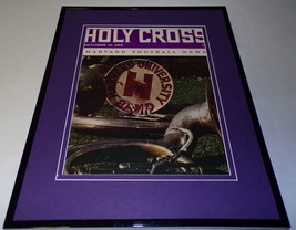 1962 Holy Cross vs Harvard Football Framed 11x14 ORIGINAL Program Display  - £35.55 GBP