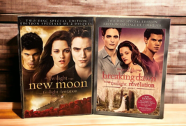 The Twilight Saga New Moon Breaking Dawn 2 Disc Special Editions 2 DVDS - £8.58 GBP