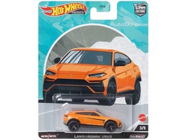 Lamborghini Urus Orange Metallic with Graphics &quot;Auto Strasse&quot; Series Die... - £15.50 GBP