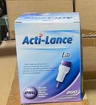 200 Lancet Acti-lance Safety Lite Lancet 1.5 Mm 28 Gauge exp 06/24 - $19.99