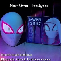 Gwen Spiderman Mask Led Eyes w/ Touch Full Helmet Girls Costume Cosplay Masks - $51.41