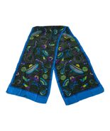 Oscar de la Renta Studio Silk Scarf Vintage Designer Novelty Print 50x11 - $21.60