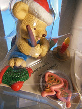 Kirkland Christmas Ornament Dear Santa I am a good boy Teddy Bear Mint I... - $8.90
