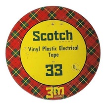 Nostalgic 3M Electrical Vinyl Plastic Tape No. 33 Retro Collectible Plai... - $8.59