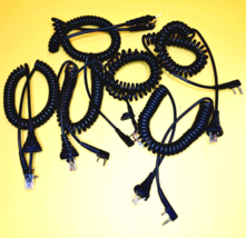 100% UNTESTED LOT OF 6x SPMWQD CABLE CORD FOR SPEAKER MICROPHONE MIC RADIO - $24.55