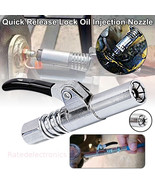 Professional Grease Gun Coupler Quick Release Lock Oil Inject Nozzle Hig... - $20.56 CAD