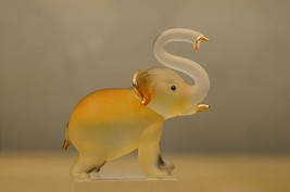 Mayflower Collectibles LUCKY ELEPHANT Hand Blown Glass in Original Box F... - $28.70