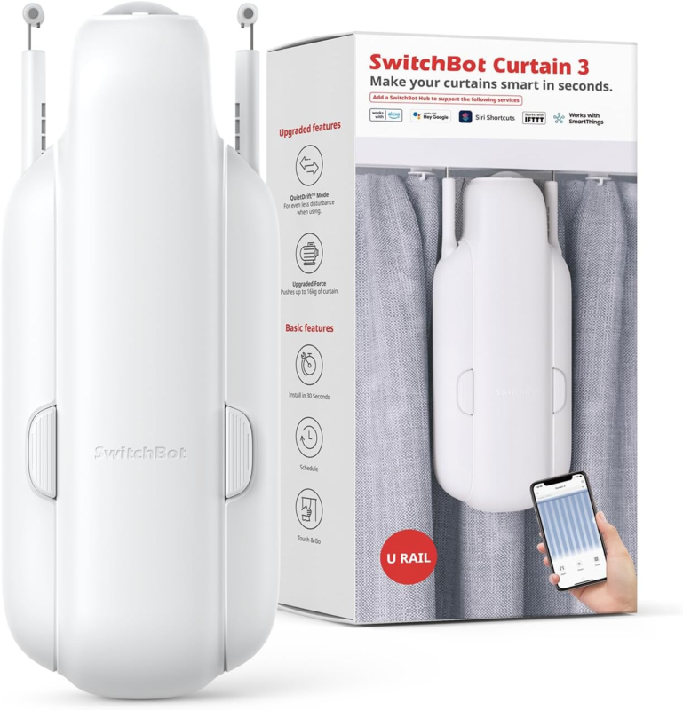 Bluetooth Remote Control Smart Curtain with App, Upgraded High-Performan... - $140.80