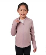 Tuff Girls Boys Jacket Pink Full-Zip Fleece Lined Stretch Pockets Pre-Sh... - $686.59 MXN