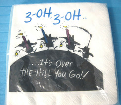 16  Napkins 3-0-H It&#39;s Over The Hill You Go! by Party Express - £7.61 GBP