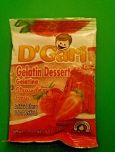 2 PACK D&#39;GARI GELATIN DESSERT STRAWBERRY FLAVOR/GELATINA DE FRESA - $11.88