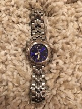 Fossil Womens Watch es-8872 Blue Face F13 - £15.97 GBP