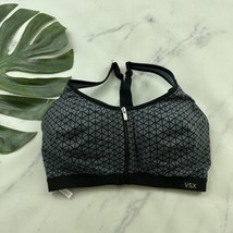 VSX Victorias Secret Sport Underwire Sports Bra Size 34 DD Gray Geometri... - $21.77