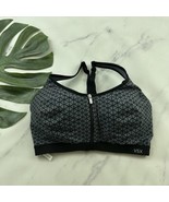 VSX Victorias Secret Sport Underwire Sports Bra Size 34 DD Gray Geometri... - $406.70 MXN