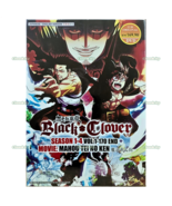 Anime DVD Black Clover COMPLETE SERIES Season 1-4 + Movie ENGLISH VERSIO... - $1,139.08 MXN