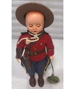 ROGARK WALES DOLL CANADIAN ROYAL MOUNTY OUTFIT 6&quot; - $20.30 CAD