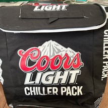 Coors Light Chiller Pack Backpack Cooler Bag Insulated holds 24 Beer Cans BLACK - £27.36 GBP