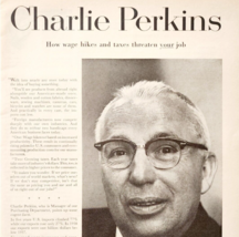 1959 Union Oil Company 76 Advertisement Charlie Perkins Gas &amp; Oil Vintag... - $29.99