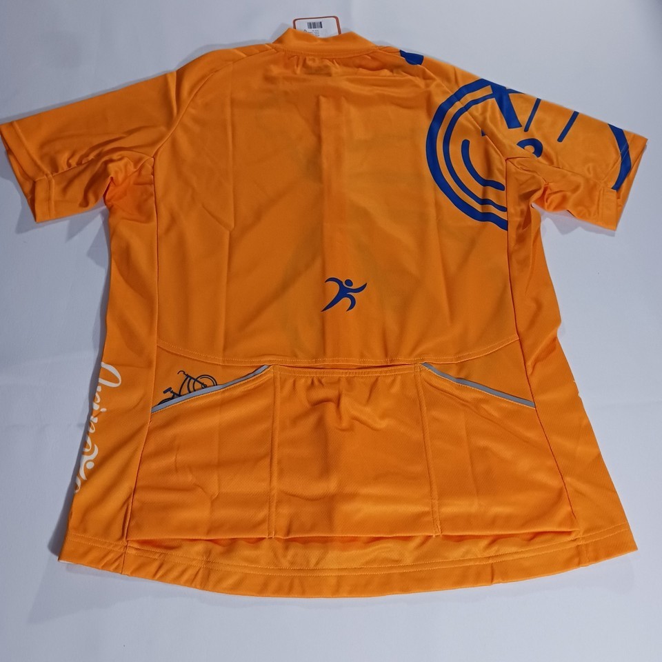 Vintage Orinoko Gear OWJ101 Cycling Jersey Size X-Large Yellow Full Zip NWT Item image 15