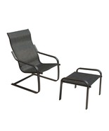 Outdoor Patio C Spring Bistro Set: All-Weather Chair &amp; Ottoman - $2,664.22 MXN