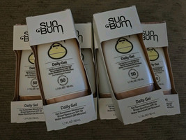 6 Pc Sun Bum Daily Gel SPF 50 Moisturizer, 1.7 fl oz(Y113) - £37.38 GBP