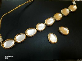 Kundan jewelry Necklace earrings (choker) bridal set online Poojavi17 New Sell - £20.50 GBP