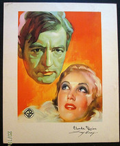 Claude Rains,Fay Wray (The Clairvoyant) Original VINTAGE1935 Display Card - £233.00 GBP