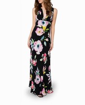 Nicole Miller silk plunge open back gown size M - $404.83 CAD