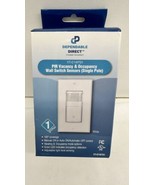 Motion Sensor Wall Switch PIR Vacancy &amp; Occupancy Sensor YT-C1WT01 Neutr... - $11.46 CAD