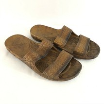 Imperial Sandals Womens Sandals Flip Flops Rubber Textured Brown Slides ... - $14.49