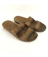 Imperial Sandals Womens Sandals Flip Flops Rubber Textured Brown Slides ... - £11.58 GBP