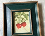 Radish Botanical Print Green Framed Vintage Art Cottagecore D0896 Farmhouse - $23.08
