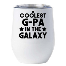 Coolest G-pa In The Galaxy Tumbler 12oz Funny Space Cup Christmas Gift For Dad - £18.16 GBP