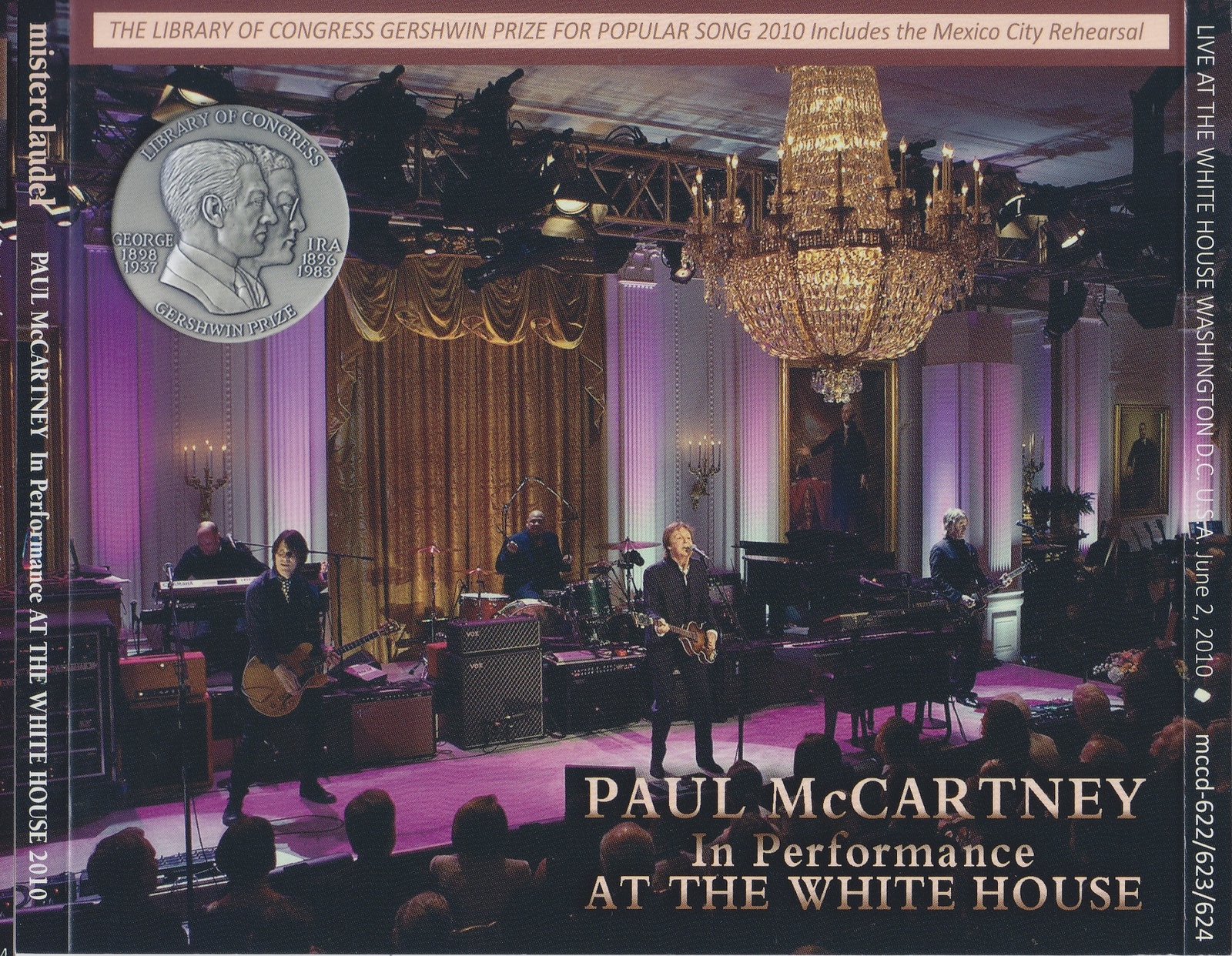 Paul McCartney Live At The White House 2010 2 CD 1 DVD and Rehearsal Pro... - $29.00