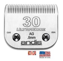 Andis Ultra Edge 30 Blade*Fit Many Oster,Wahl,Moser Laube Clippers*Pet Grooming - £26.45 GBP