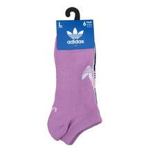 Adidas Active No Show Socks Womens Size Large (6 Pairs) Multi Color Pack... - €15,43 EUR