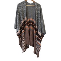 Joseph A Womens Poncho One Size Oversized Long Sleeve Bohemian Lagenlook... - $34.99