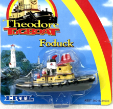 ERTL Theodore TUGBOAT FODUCK Tug Boat Diecast Toy 1998 Cochran Entertain... - $12.60