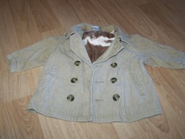 Size 12-18 Months Gymboree Tan Brown Corduroy Jacket Coat Blazer GUC  - £14.16 GBP
