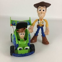 Disney Toy Story RC Woody Pop Up Racer Bendable Sheriff 8&quot; Action Figure Toy Lot - £19.63 GBP