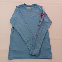 Columbia AB6928 Youth/Boy's Size M (10/12) Blue Long Sleeve Crewneck T-Shirt image 9